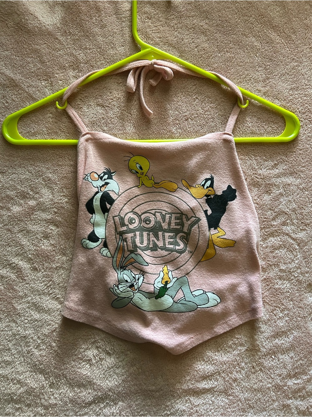 Warner Bros. Pink Looney Tunes Halter Top